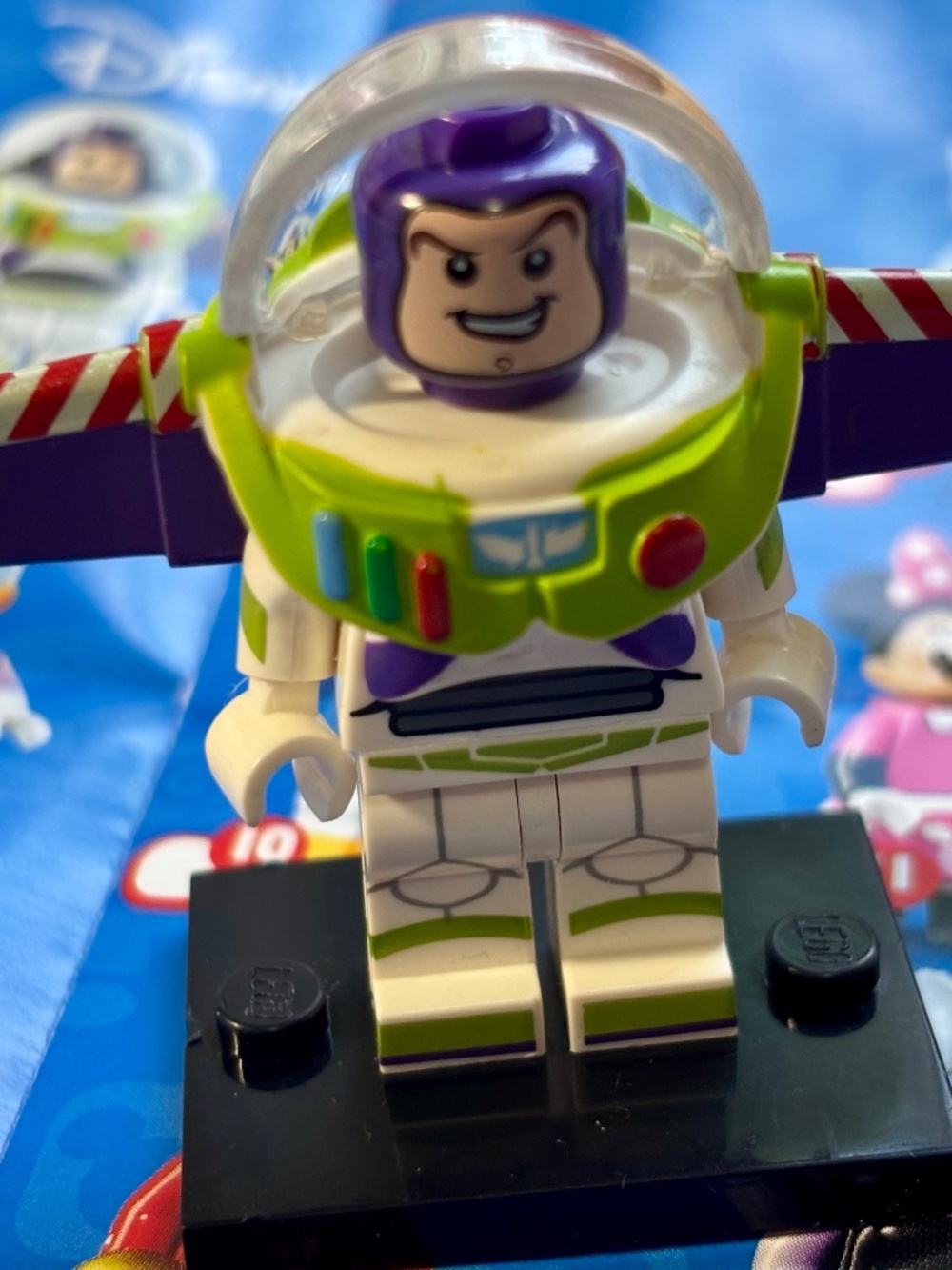 LEGO DISNEY SERIES 1 "Buzz Lightyear" colds-3 With Stand, pamphlet